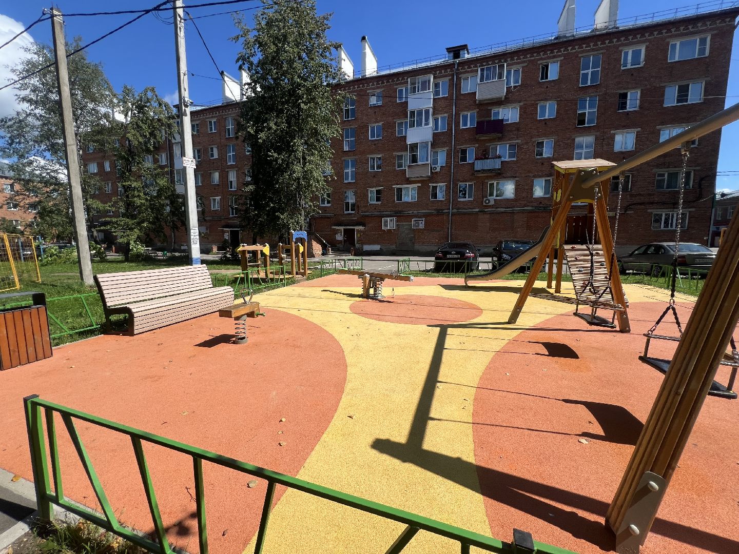 Запрудня, талдомский городской округ, детская  площадка,