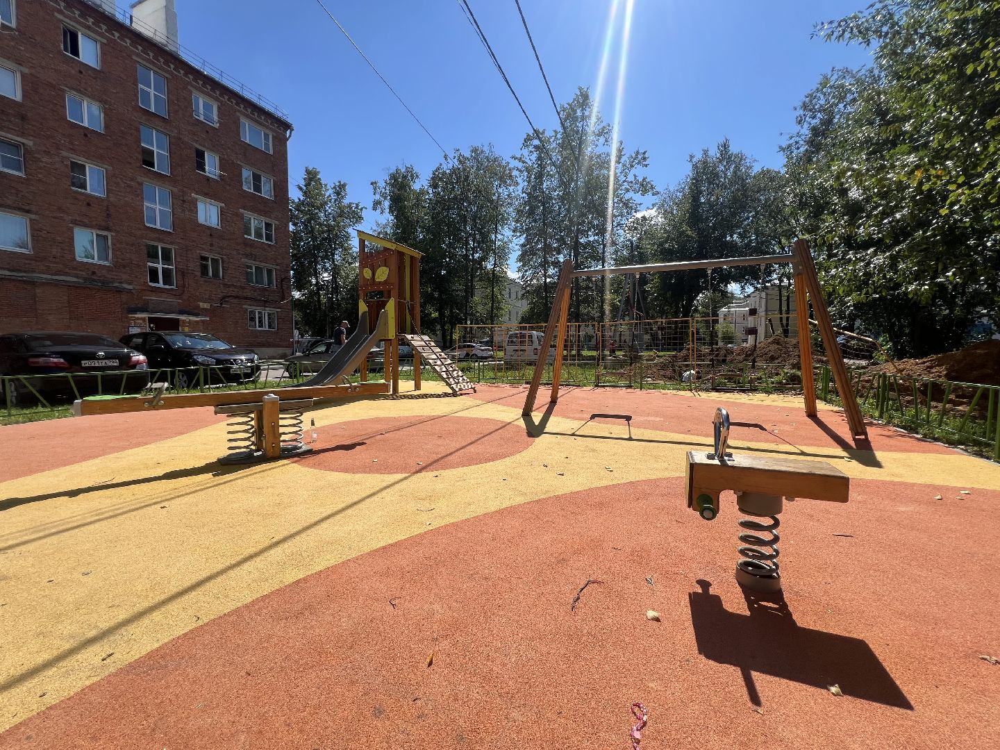 Запрудня, талдомский городской округ, детская  площадка,