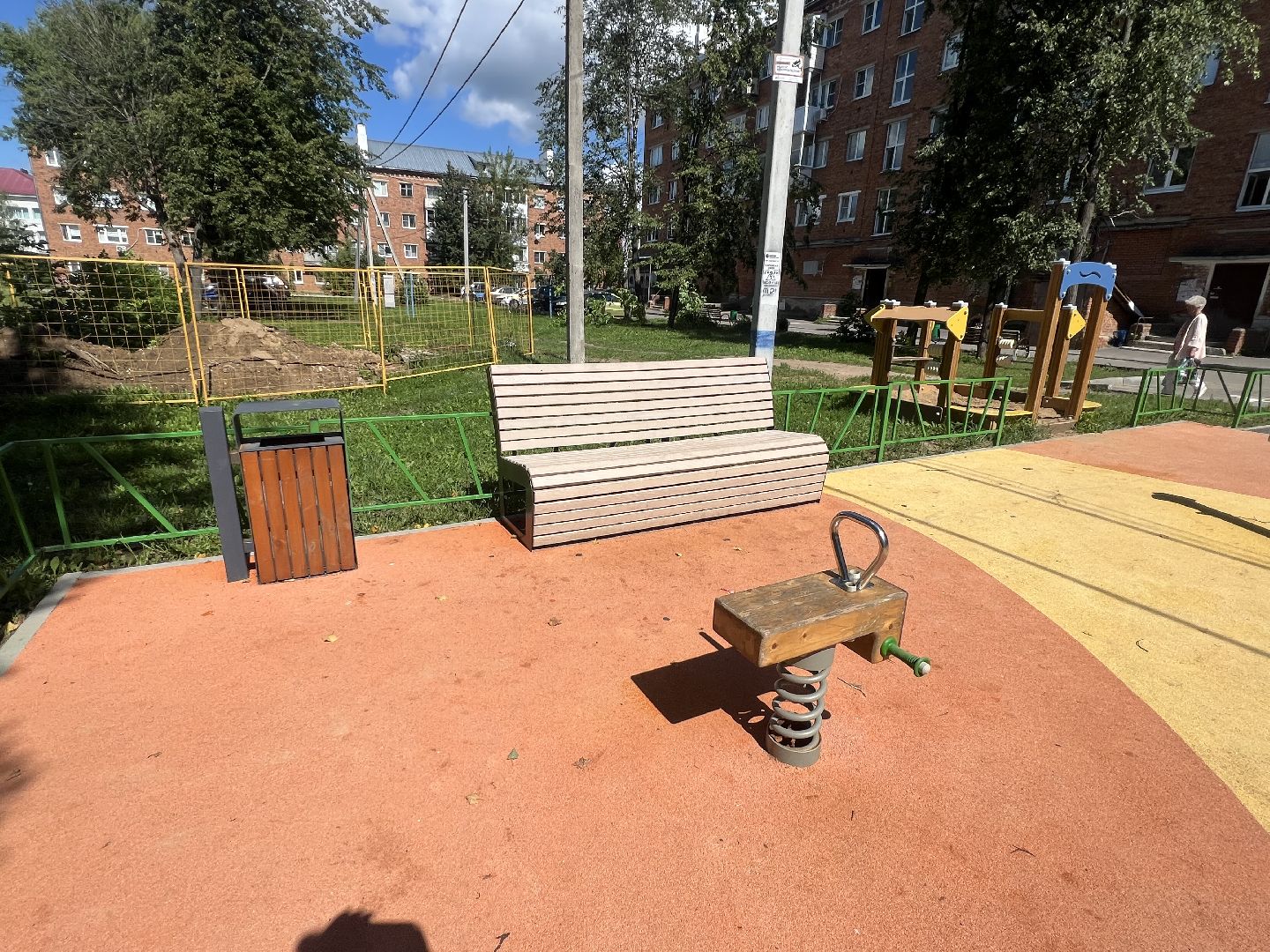 Запрудня, талдомский городской округ, детская  площадка,