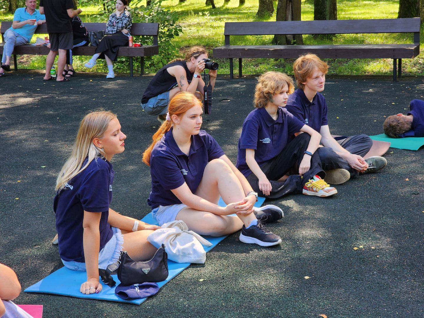 солнечногорск, лето , йога , молодежь ,