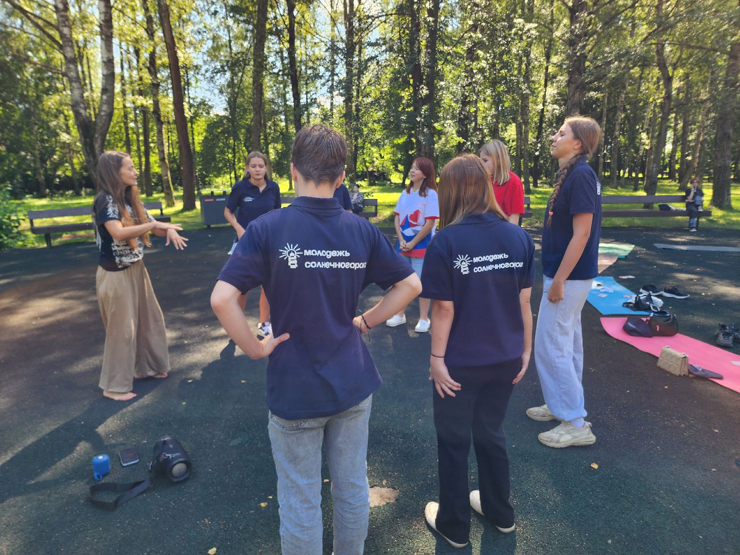 солнечногорск, лето , йога , молодежь ,