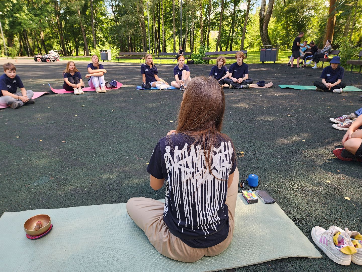 солнечногорск, лето , йога , молодежь ,