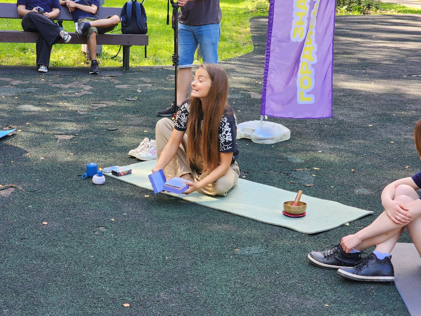 солнечногорск, лето , йога , молодежь ,