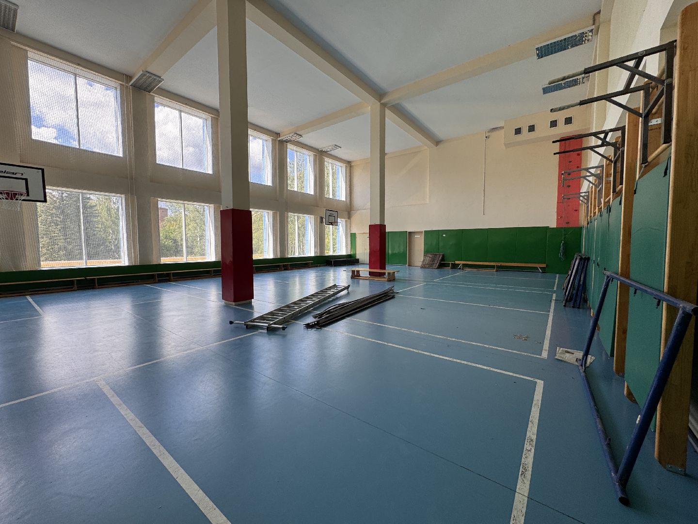 Подготовка к новому учебному году, Ремонт школы, Лесногородская школа, Одинцово,