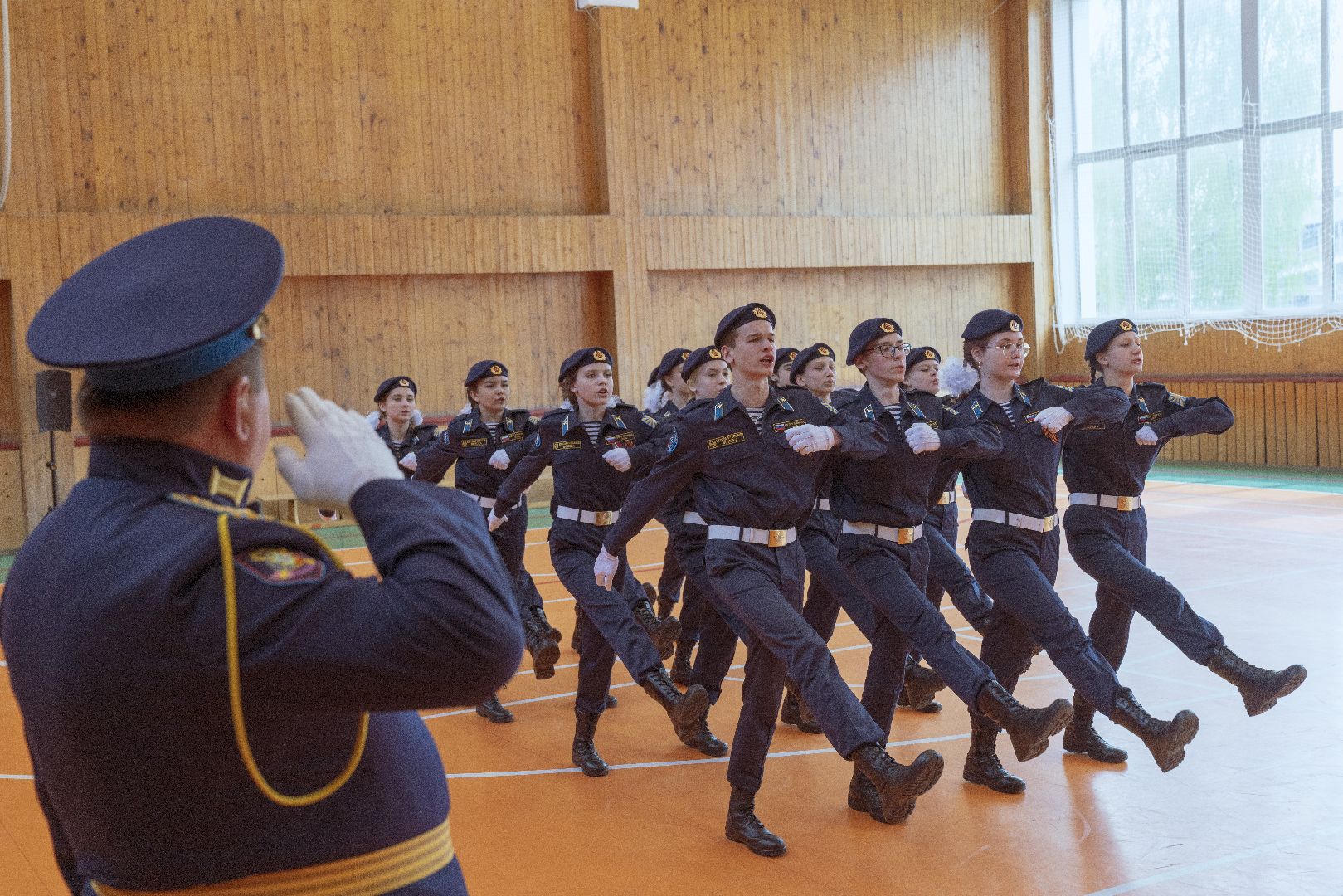 Смотр строя и песни, школа, Домодедово