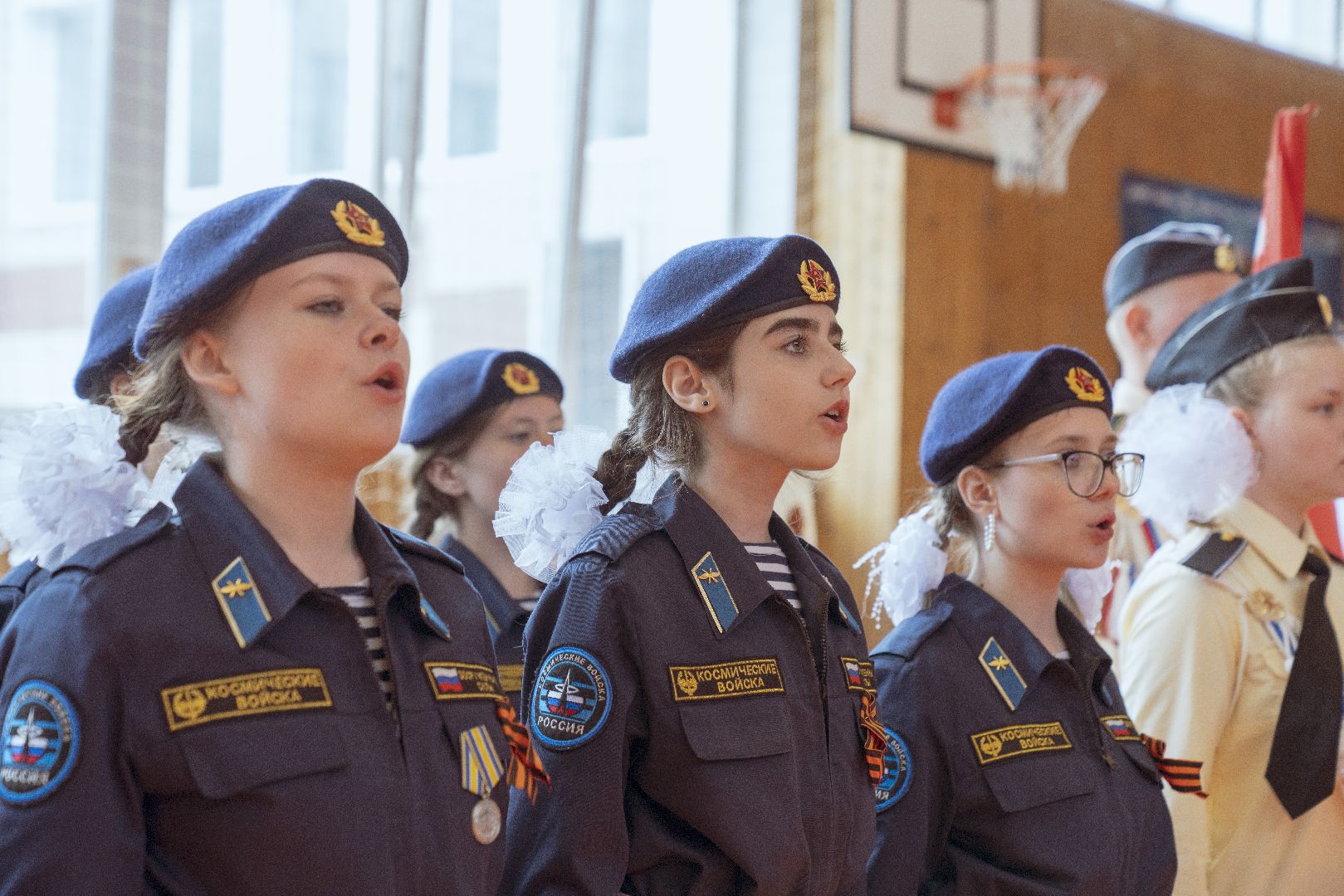 Смотр строя и песни, школа, Домодедово