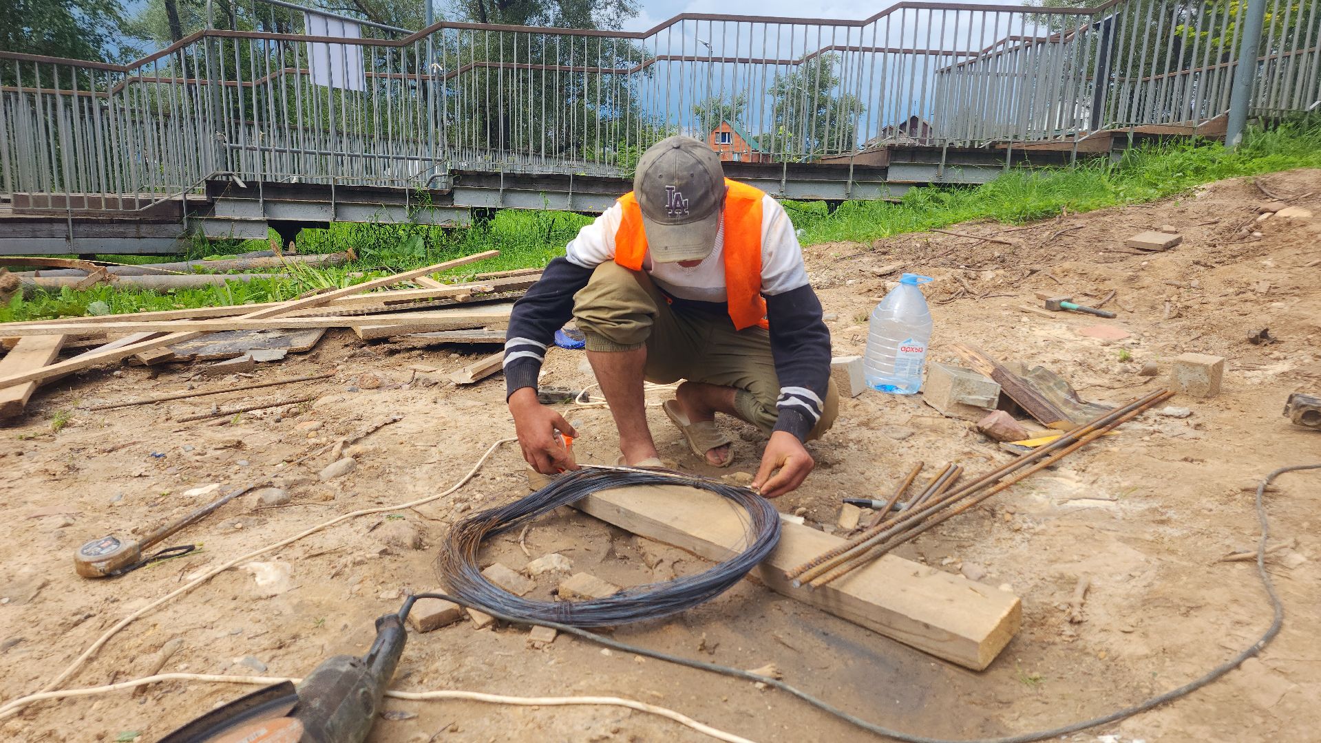 волоколамск, ремонт гидросооружения, плотина на реке городня,