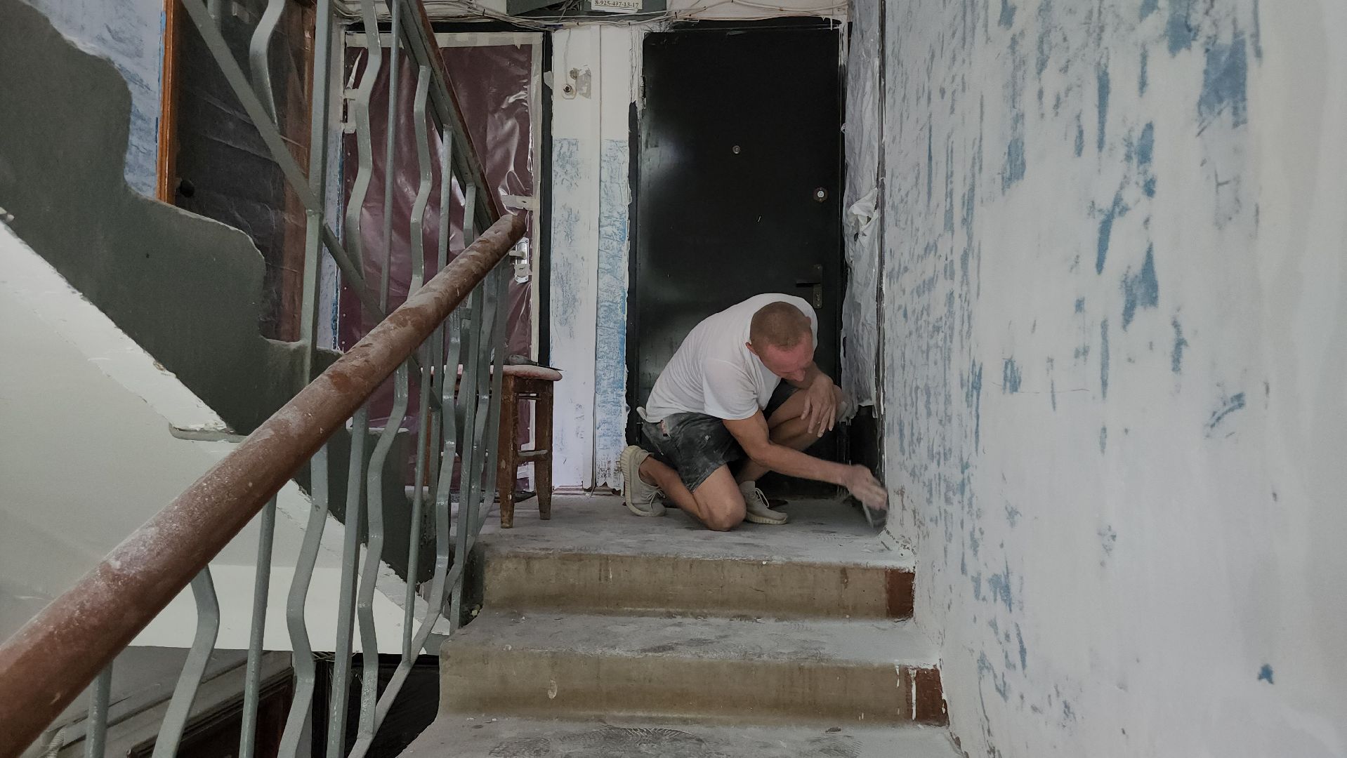 кашира, жкх, ремонт подъездов, места общего пользования, капитальный ремонт, управляющая компания, безопасный регион,