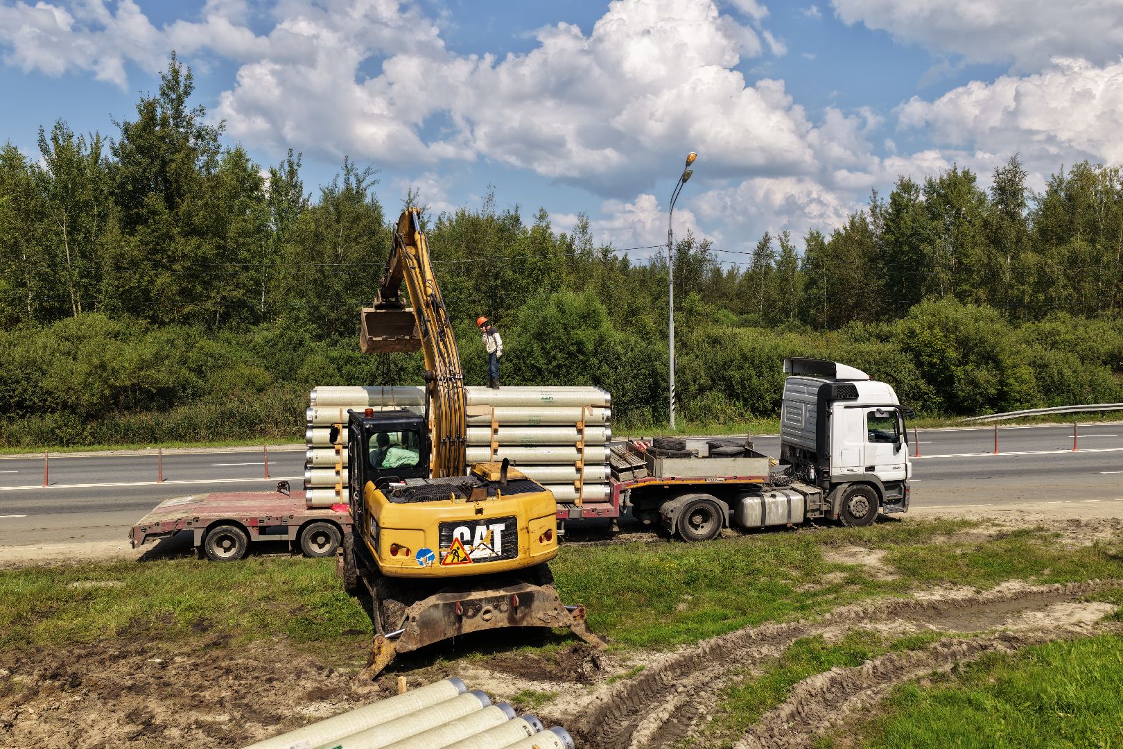 видео с коптера, ремонт коллектора,