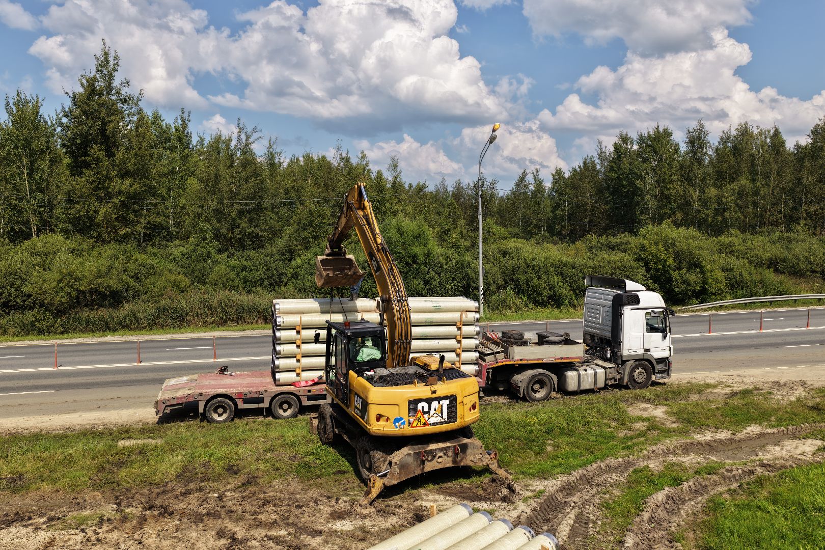 видео с коптера, ремонт коллектора,