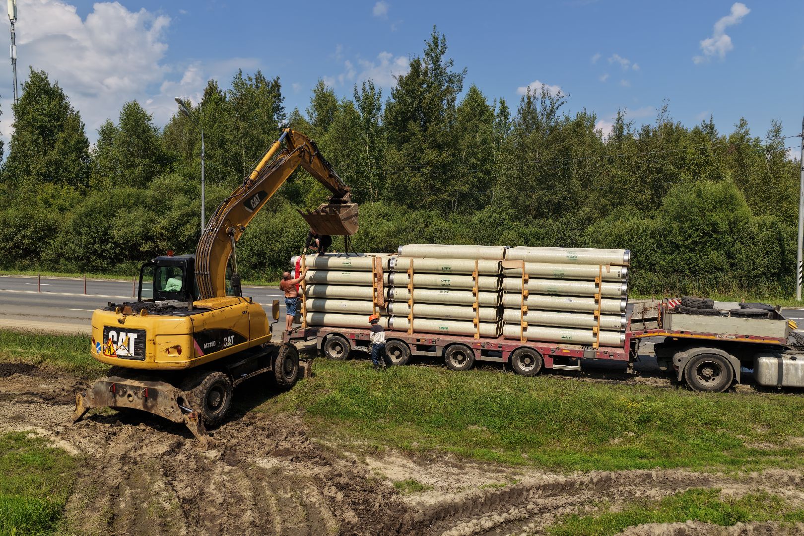 видео с коптера, ремонт коллектора,