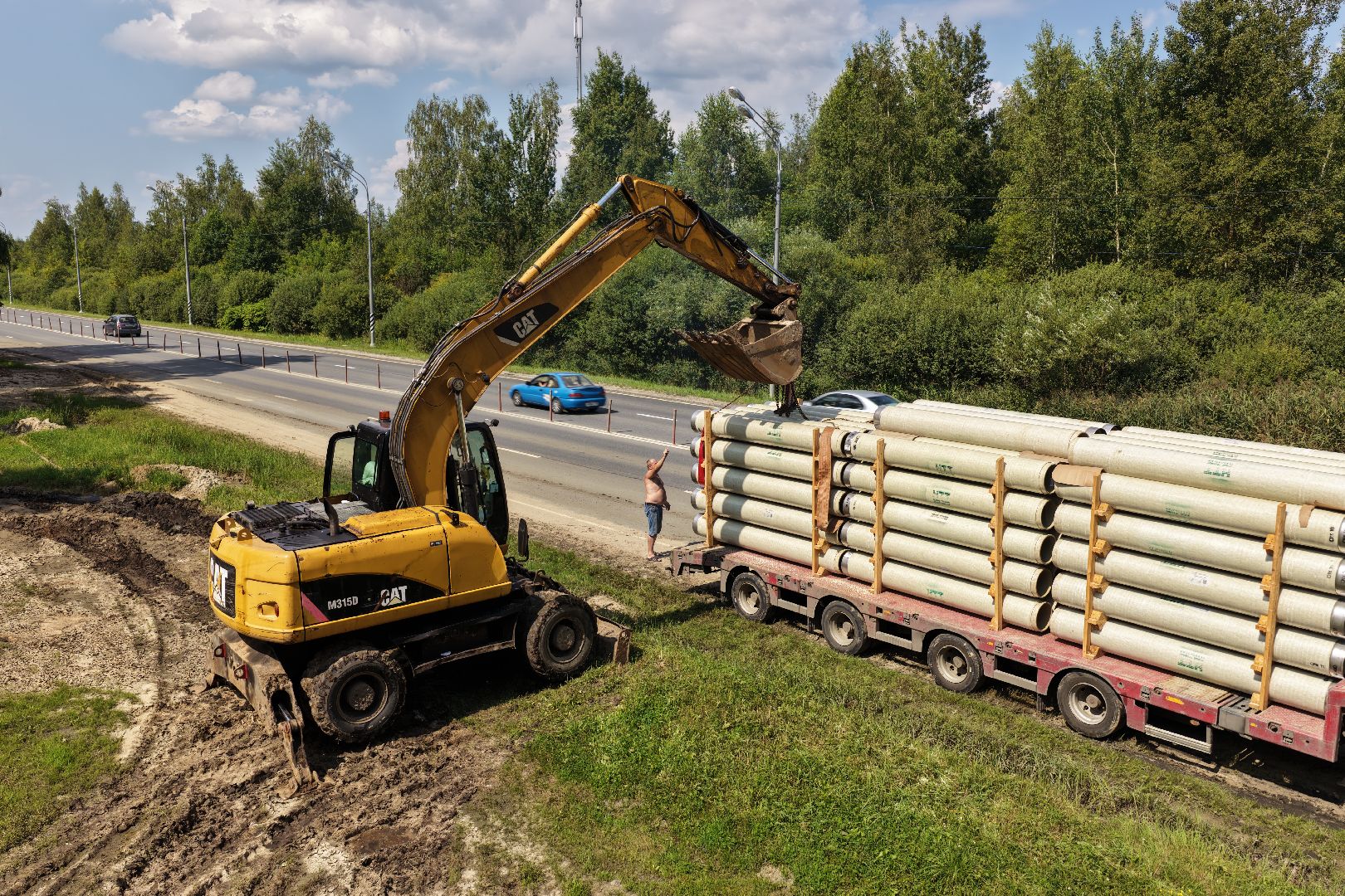 видео с коптера, ремонт коллектора,