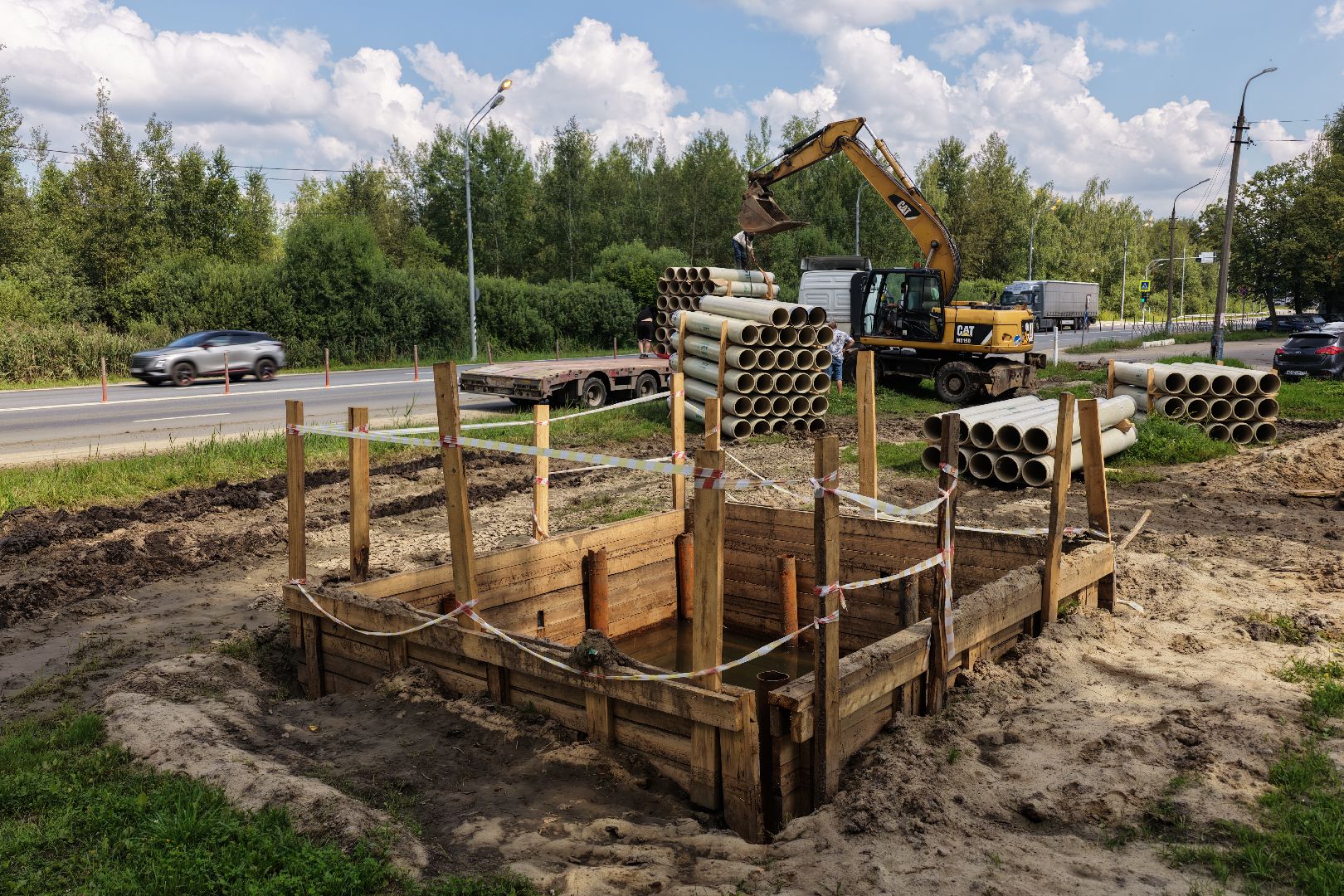 видео с коптера, ремонт коллектора,