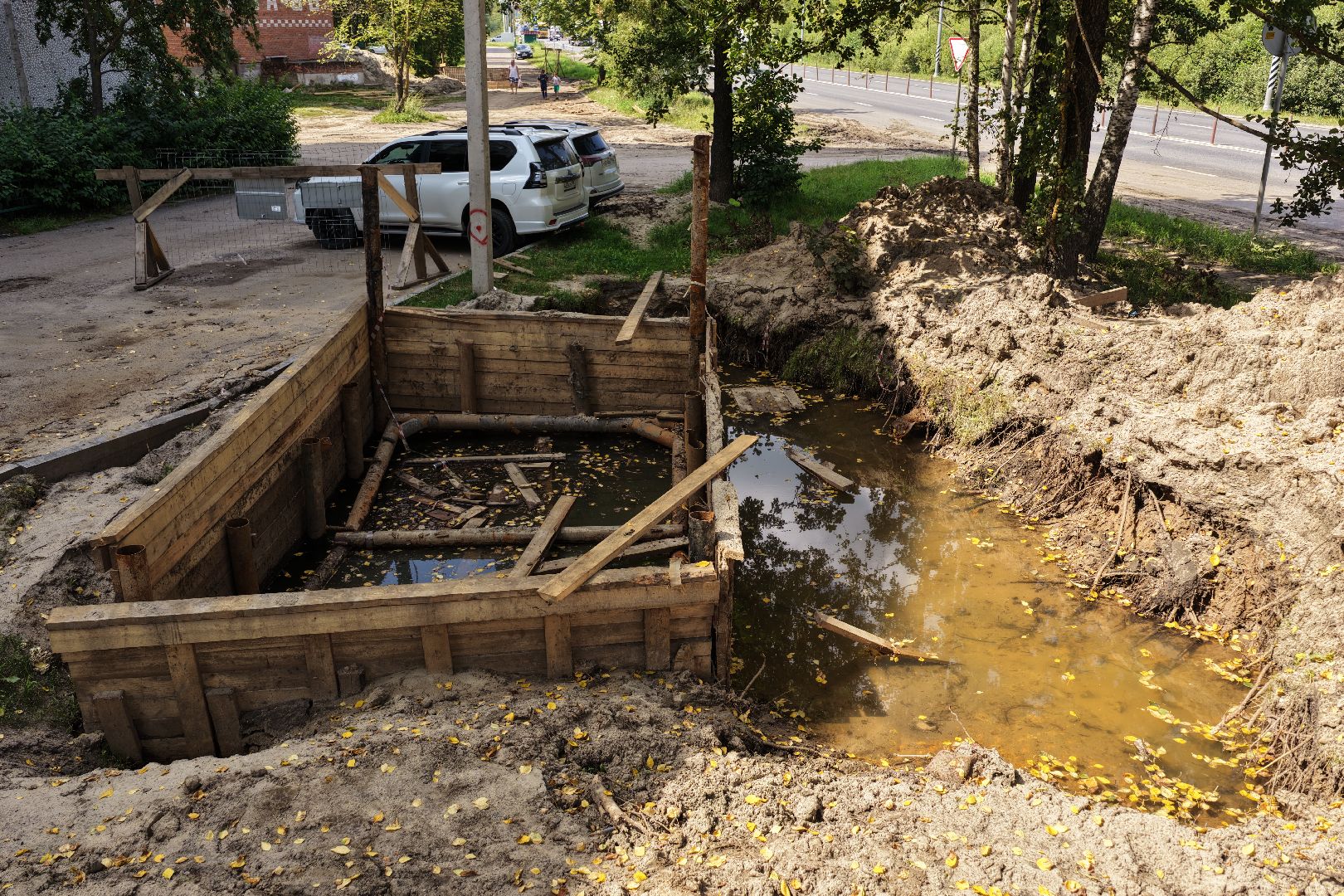 видео с коптера, ремонт коллектора,