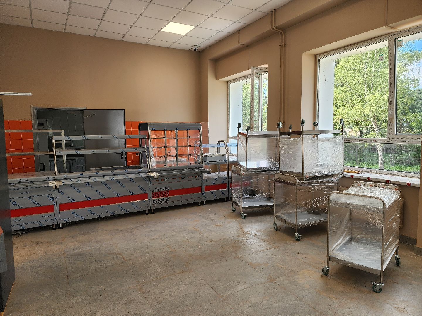 красноармейск, городской округ пушкинский, капремонт школы, пищеблок,