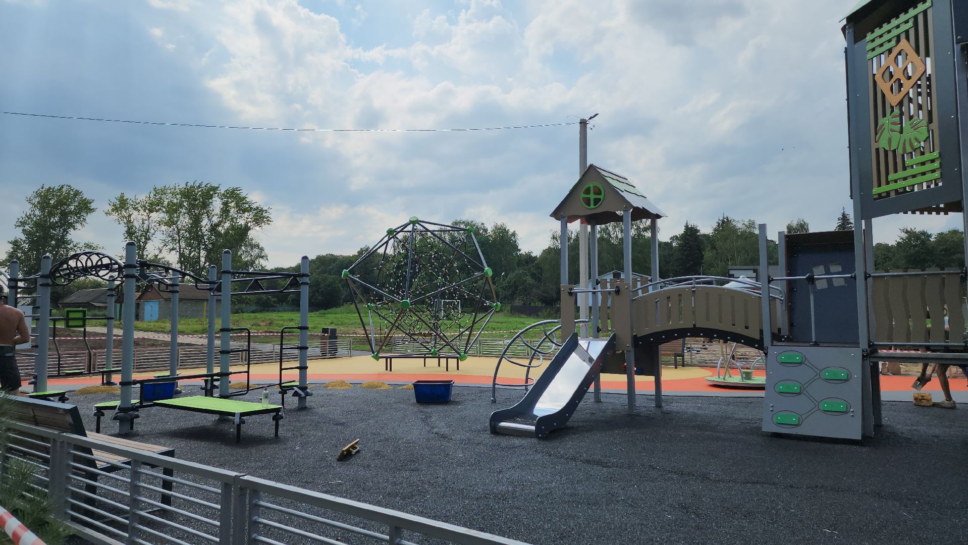 луховицы, губернаторская детская площадка, орешково, благоустройство,