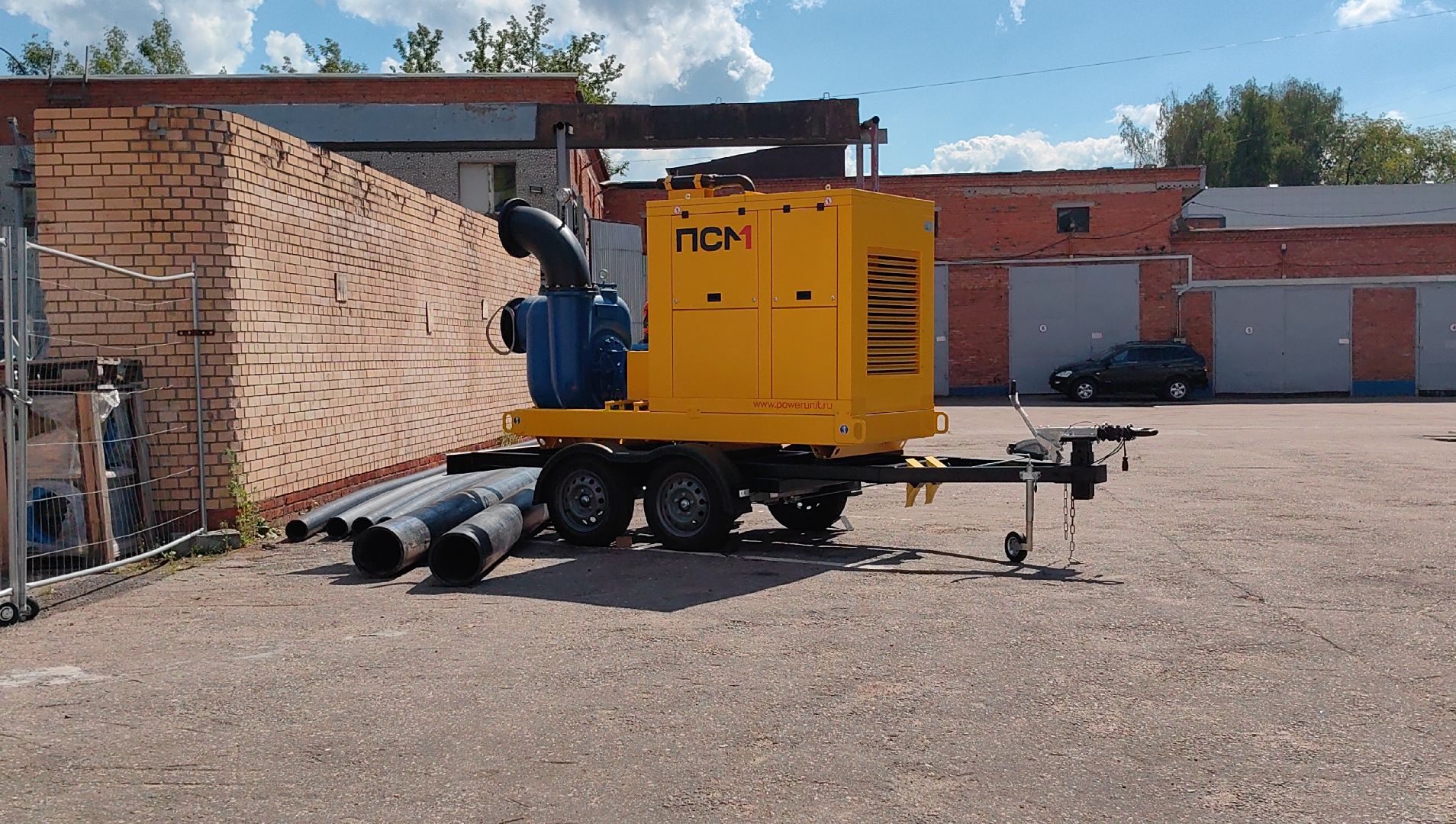 мотопомпа, водоканал, парк, канализация, стоки,