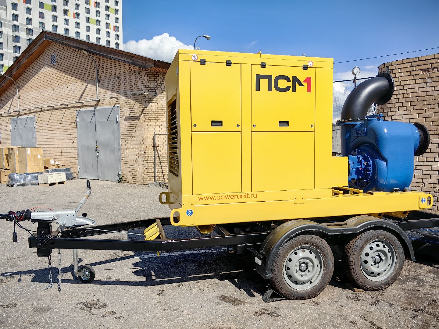 мотопомпа, водоканал, парк, канализация, стоки,