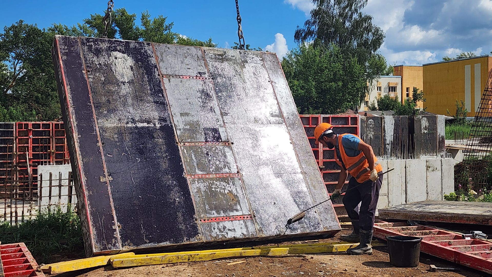 Зарайск, Строительство, Новый дом в Зарайске, Жилье для переселенцев,