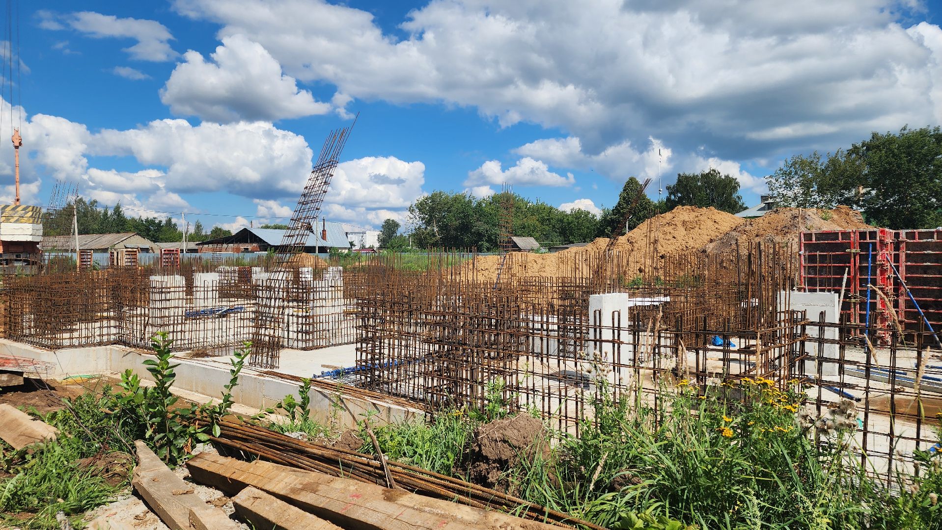 Зарайск, Строительство, Новый дом в Зарайске, Жилье для переселенцев,