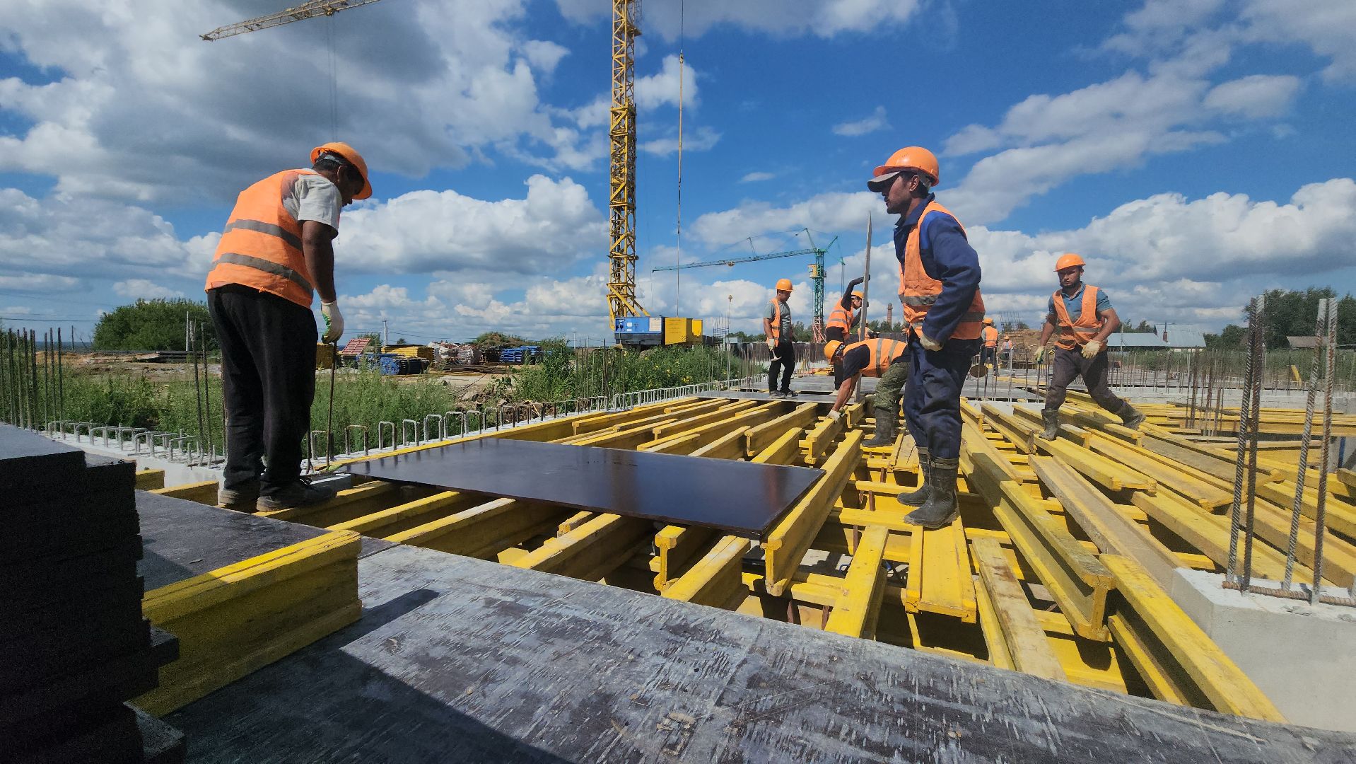 Зарайск, Строительство, Новый дом в Зарайске, Жилье для переселенцев,