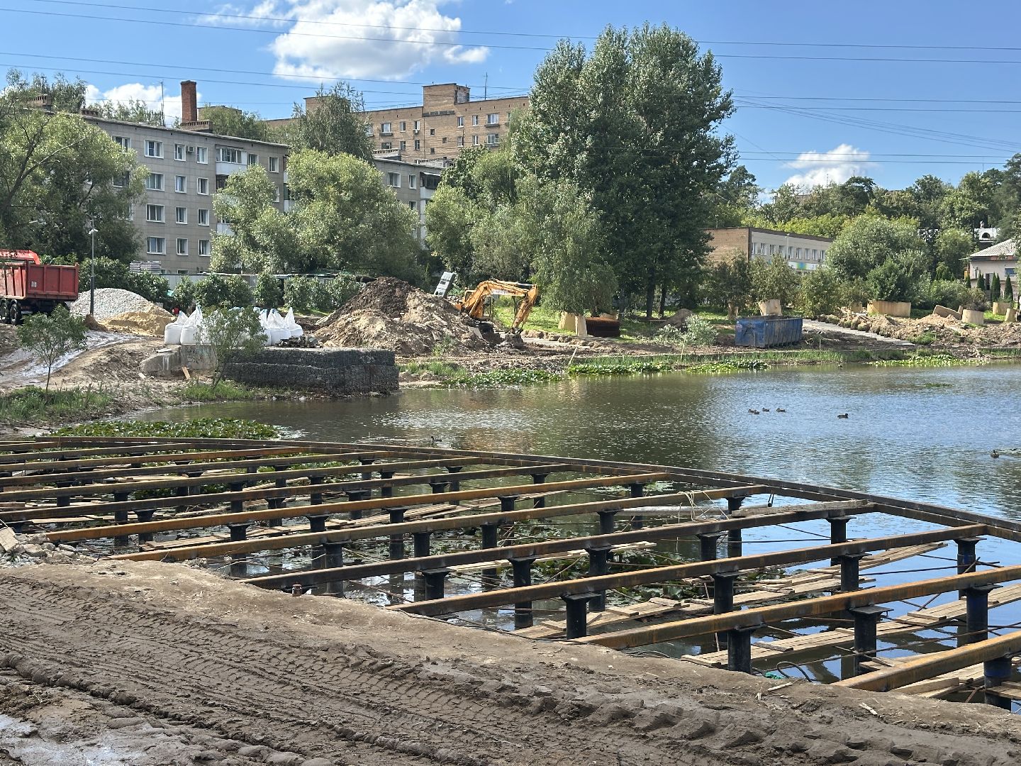 пушкино, пушкинский городской округ, травинское озеро, Травинская набережная, благоустройство,