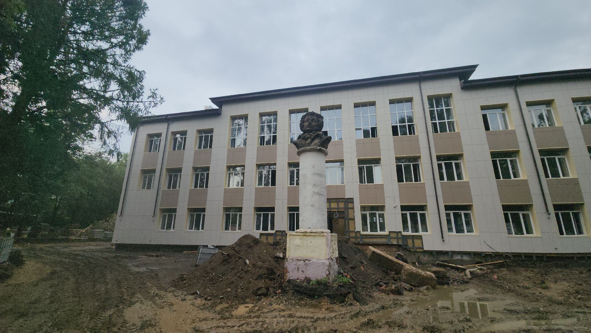 серпухов, улица водонапорная, школа 6, капитальный ремонт школы,