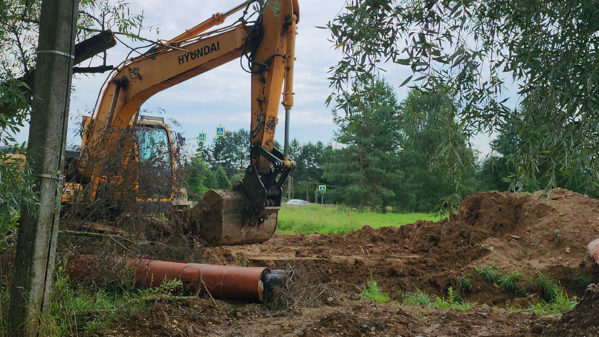 наро-фоминский городской округ, новая ольховка, ремонт тепловых сетей, зима близко, подготовка к отопительному сезону, олег рожнов,