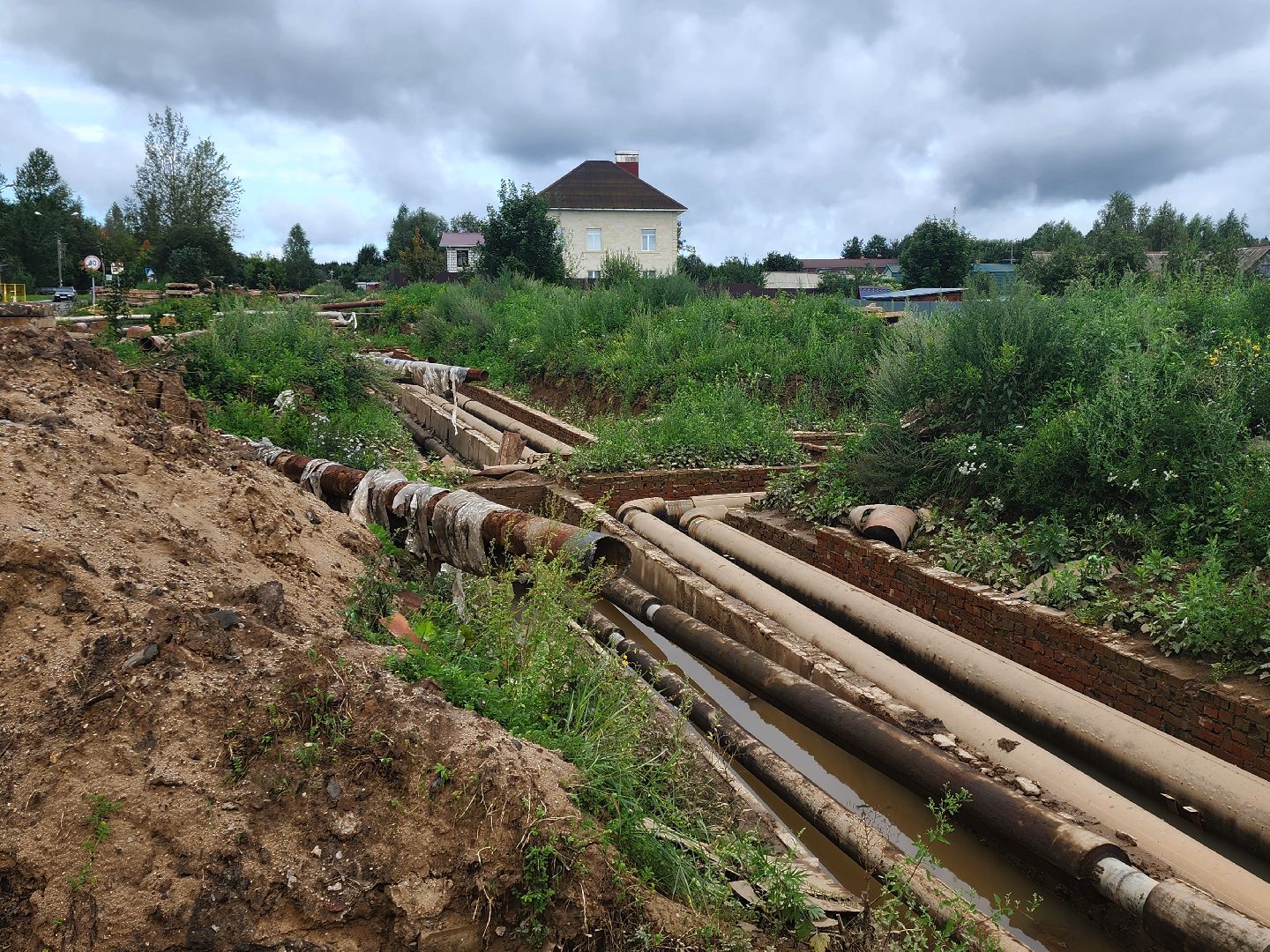 наро-фоминский городской округ, новая ольховка, ремонт тепловых сетей, зима близко, подготовка к отопительному сезону, олег рожнов,