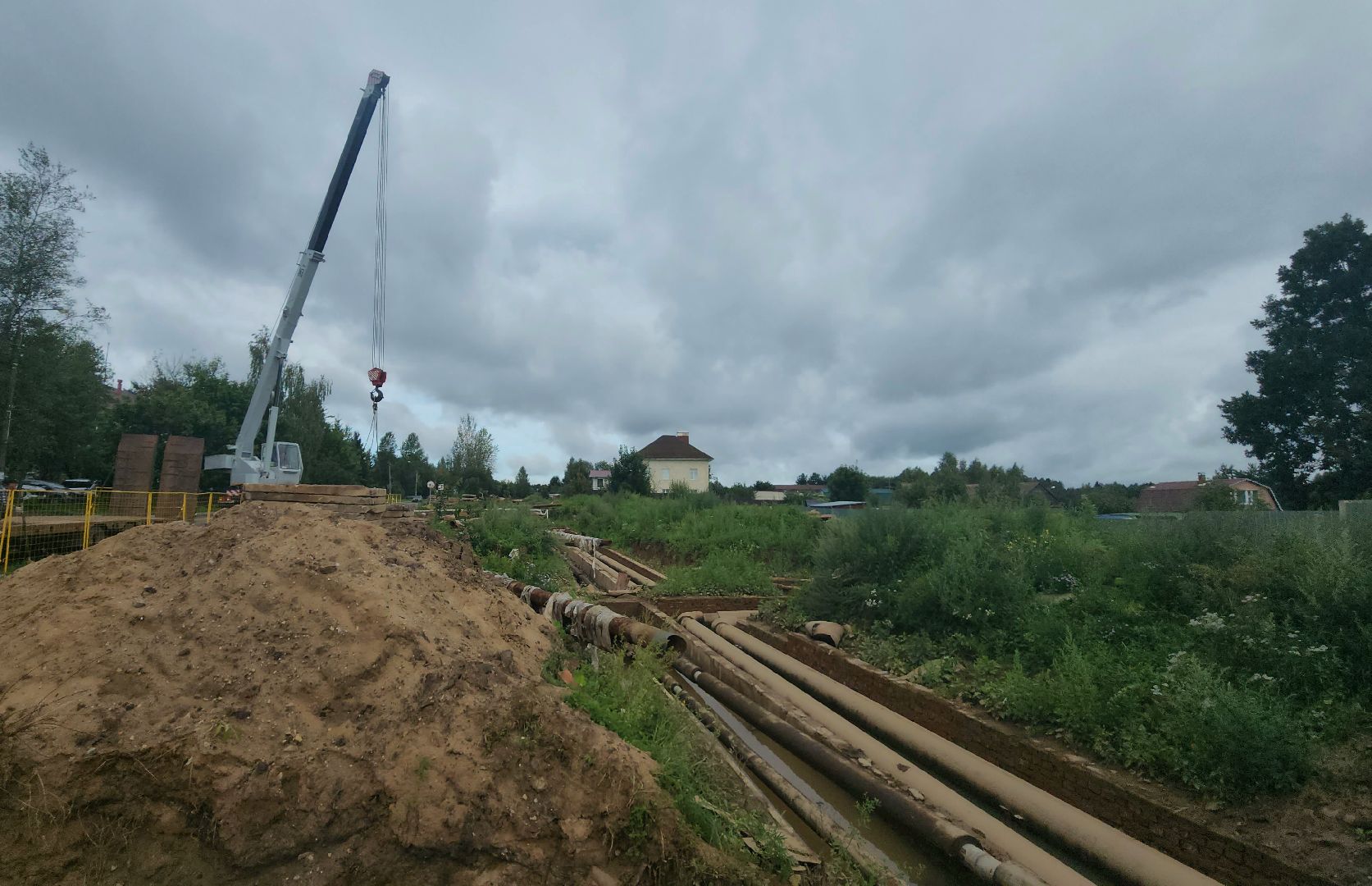 наро-фоминский городской округ, новая ольховка, ремонт тепловых сетей, зима близко, подготовка к отопительному сезону, олег рожнов,