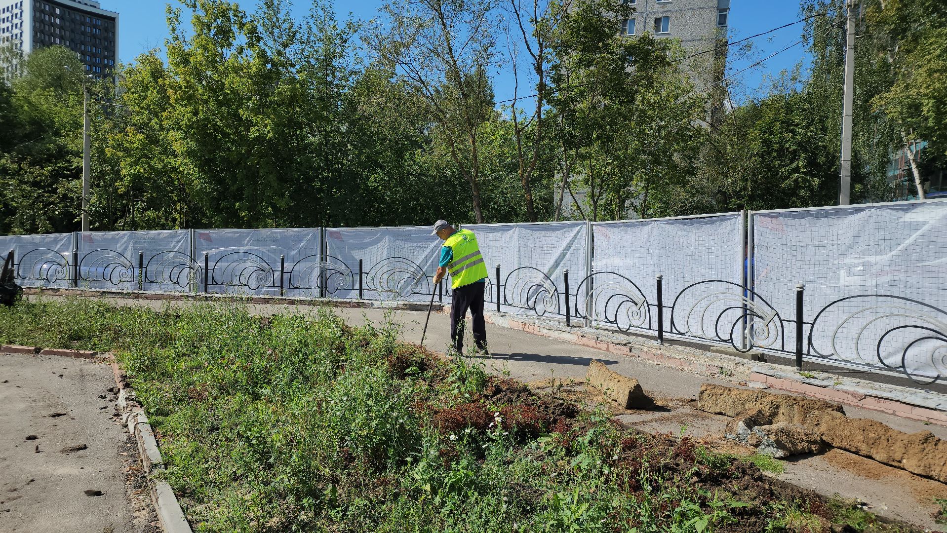 пушкино, пушкинский городской округ, Микрорайон Дзержинец, благоустройство,