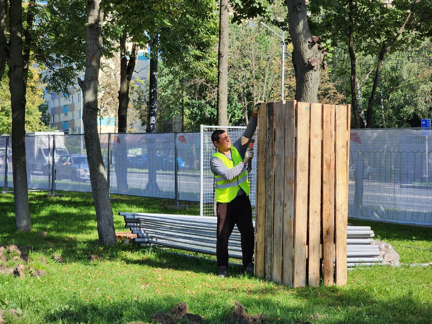 пушкино, пушкинский городской округ, Микрорайон Дзержинец, благоустройство,