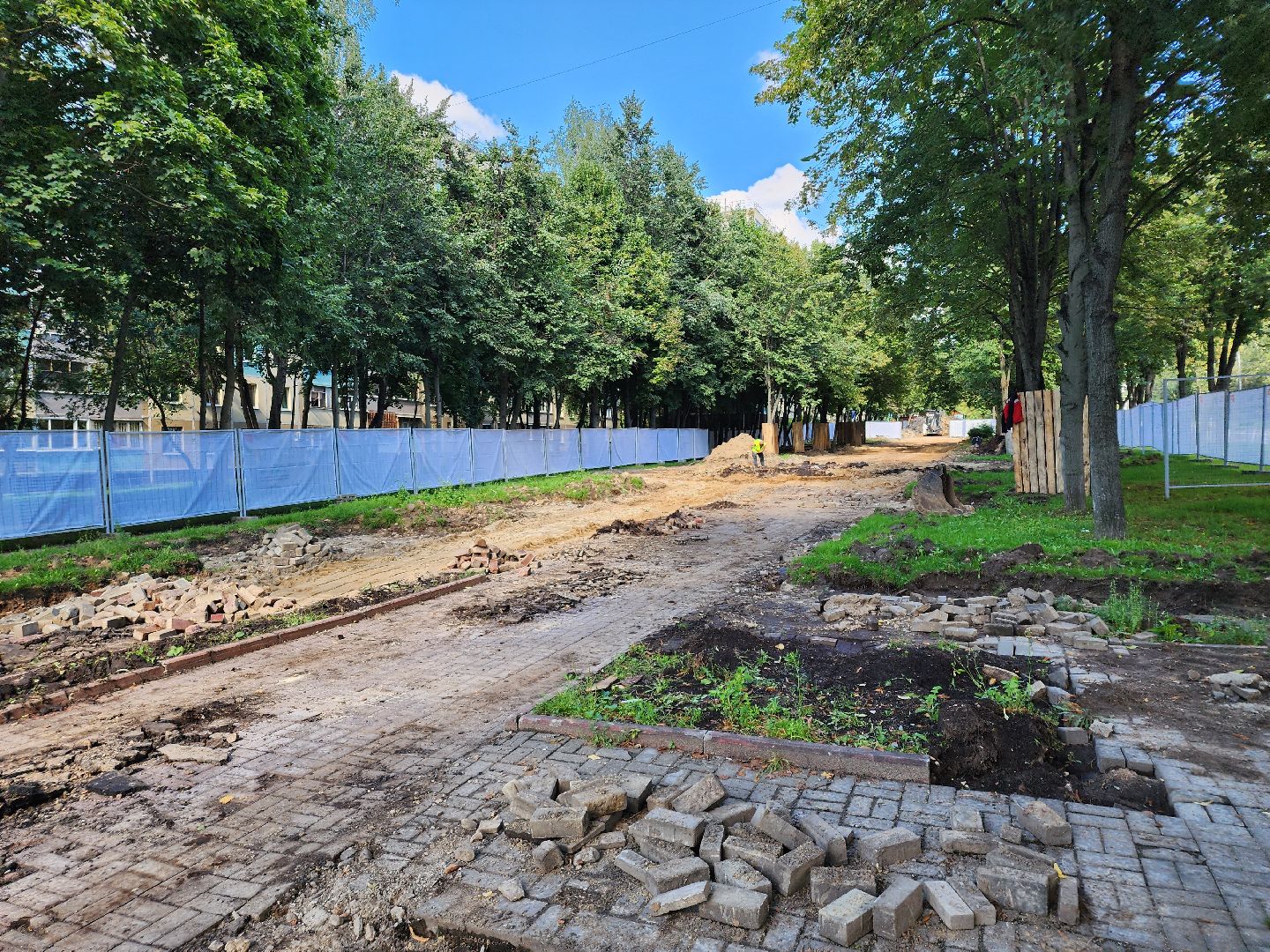 пушкино, пушкинский городской округ, Микрорайон Дзержинец, благоустройство,