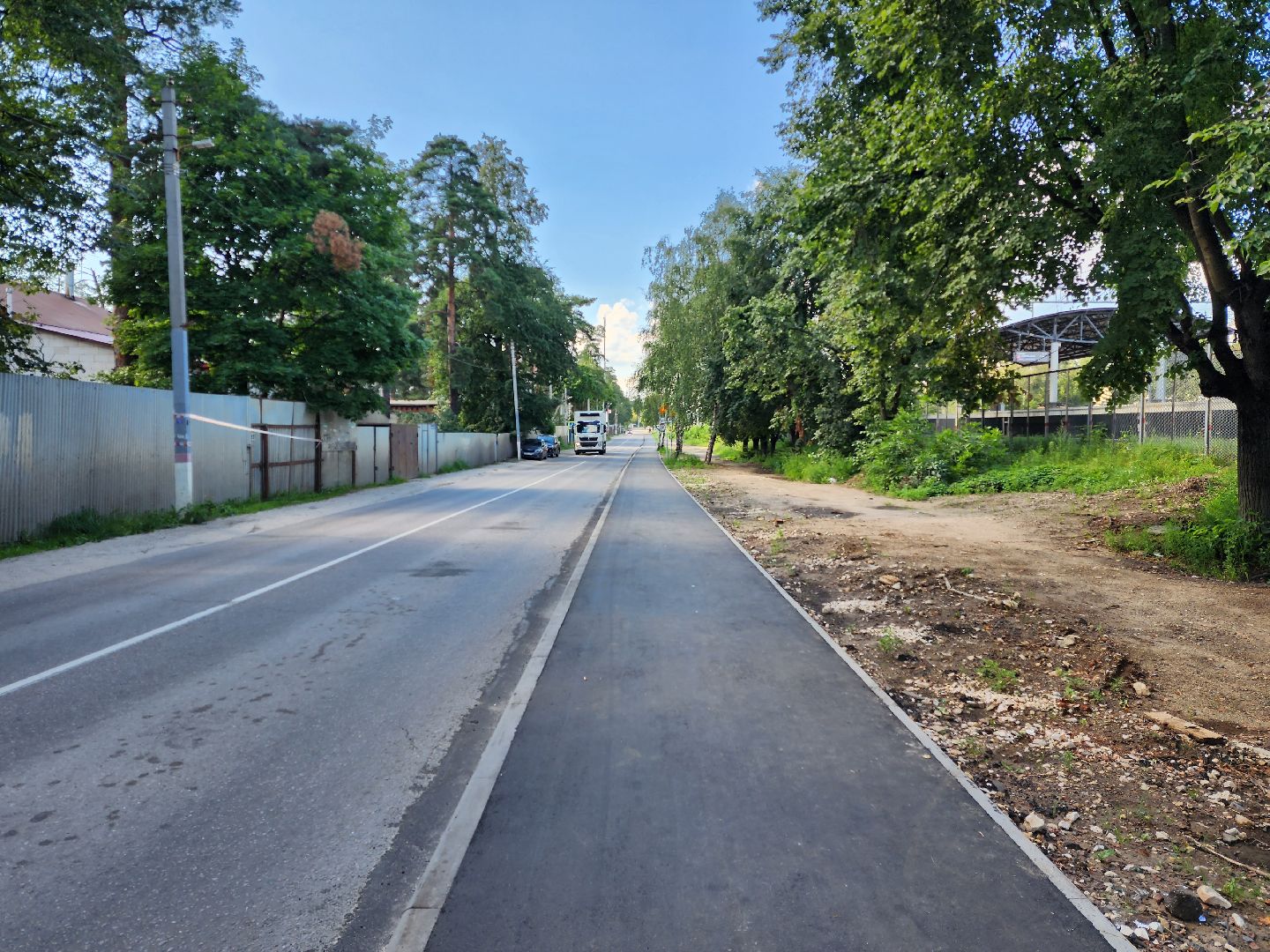 раменское, дороги, новый тротуар в поселке ильинский,