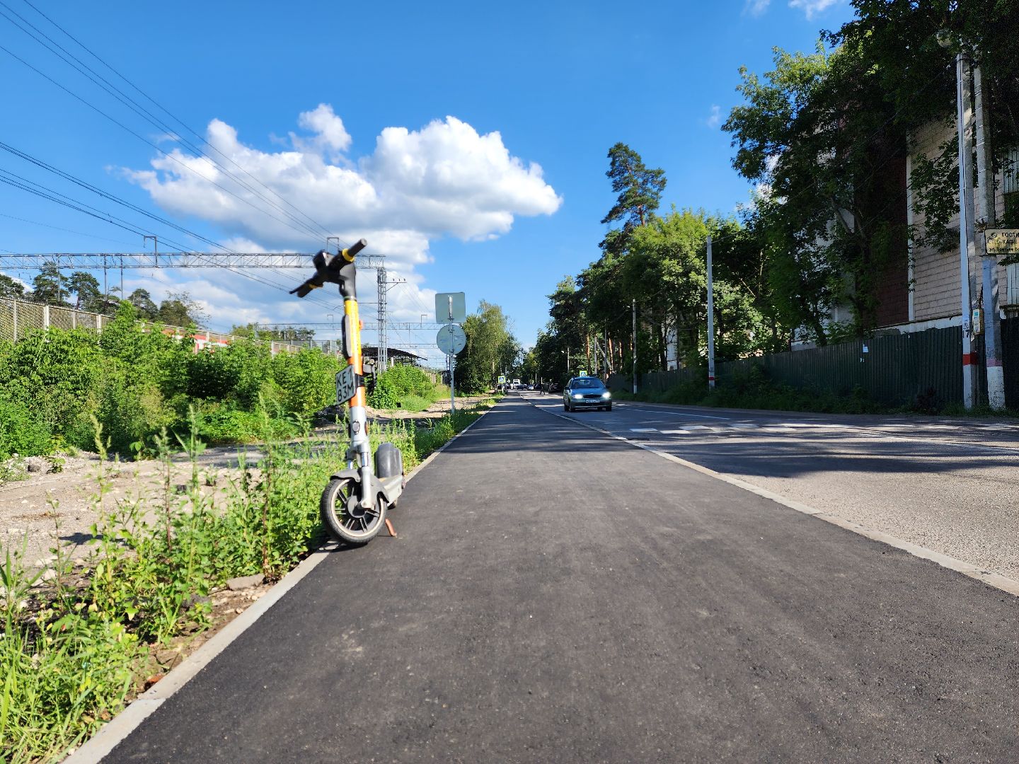 раменское, дороги, новый тротуар в поселке ильинский,