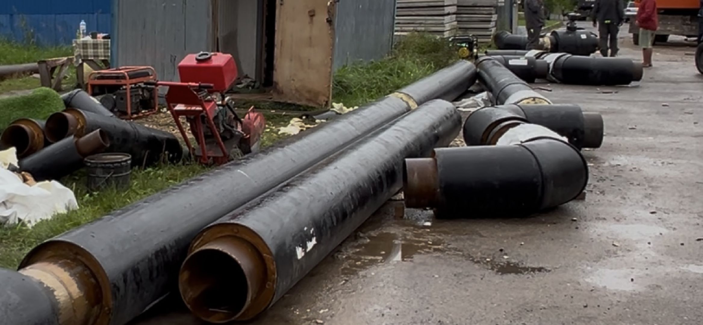 Запрудня , Жкх, замена теплосетей, талдомский городской округ,