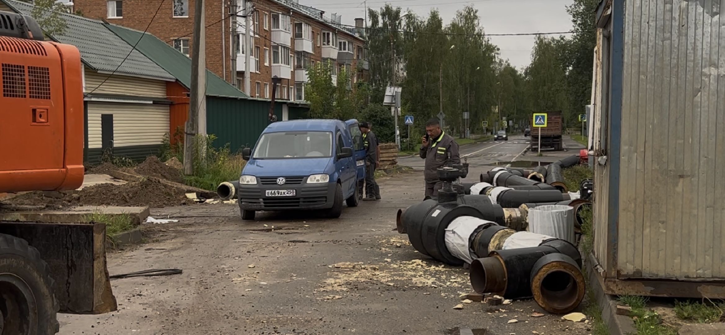 Запрудня , Жкх, замена теплосетей, талдомский городской округ,
