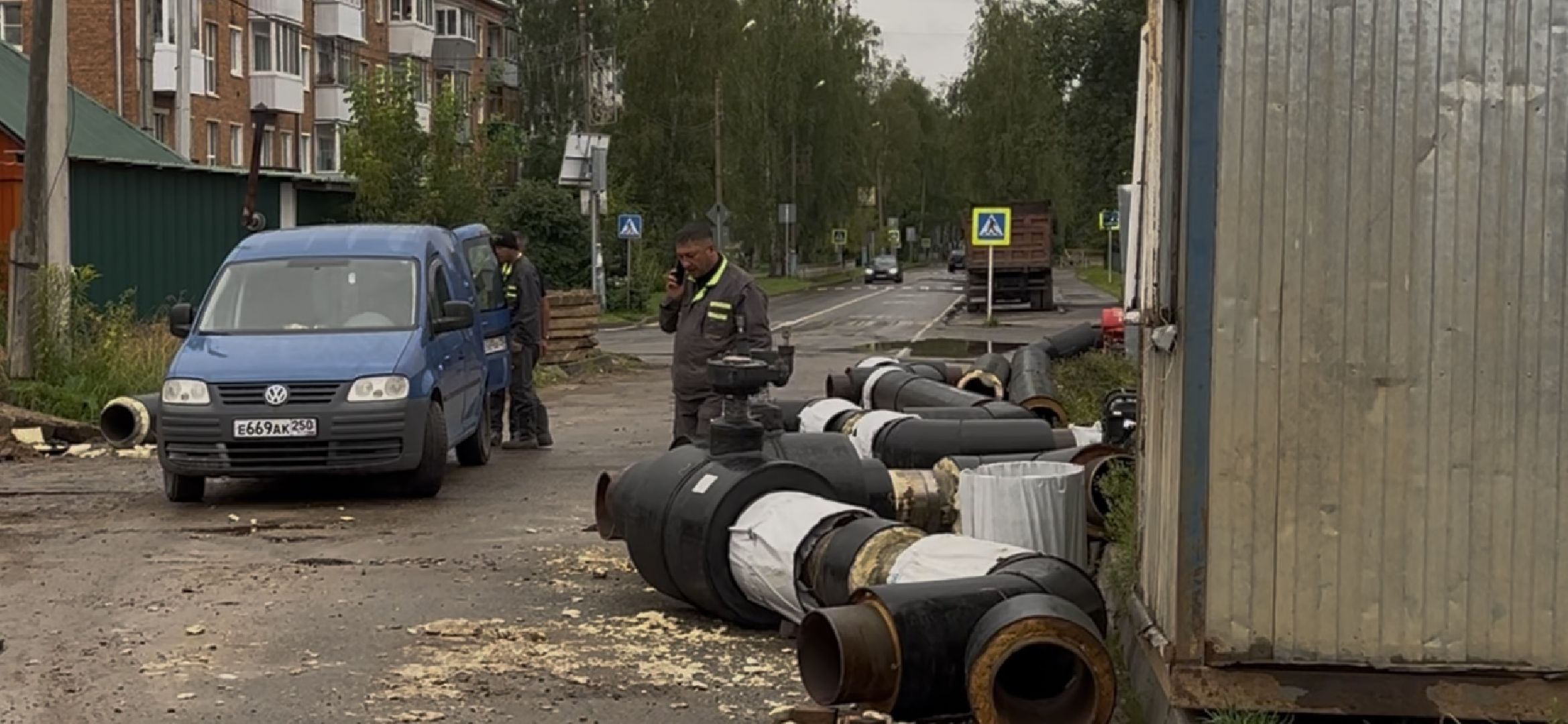 Запрудня , Жкх, замена теплосетей, талдомский городской округ,