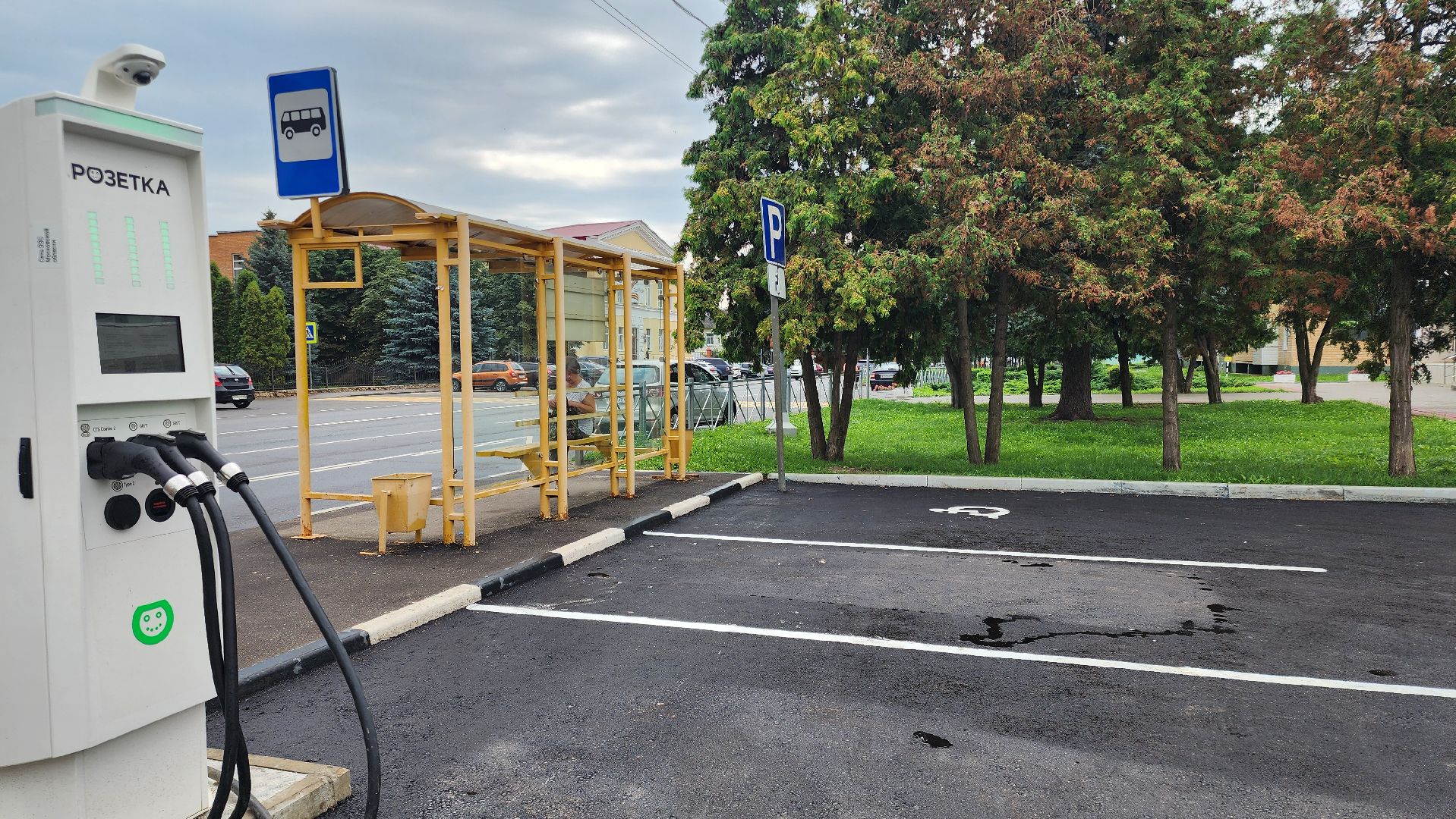 серебряные пруды, мфц, парковка, места для инвалидов,