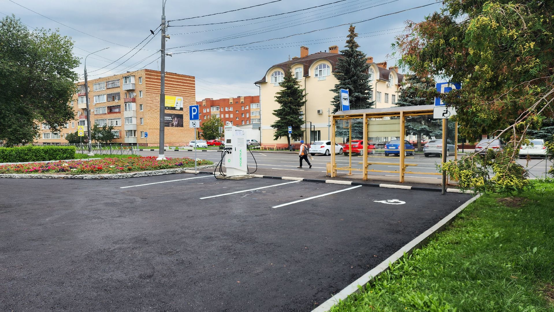 серебряные пруды, мфц, парковка, места для инвалидов,