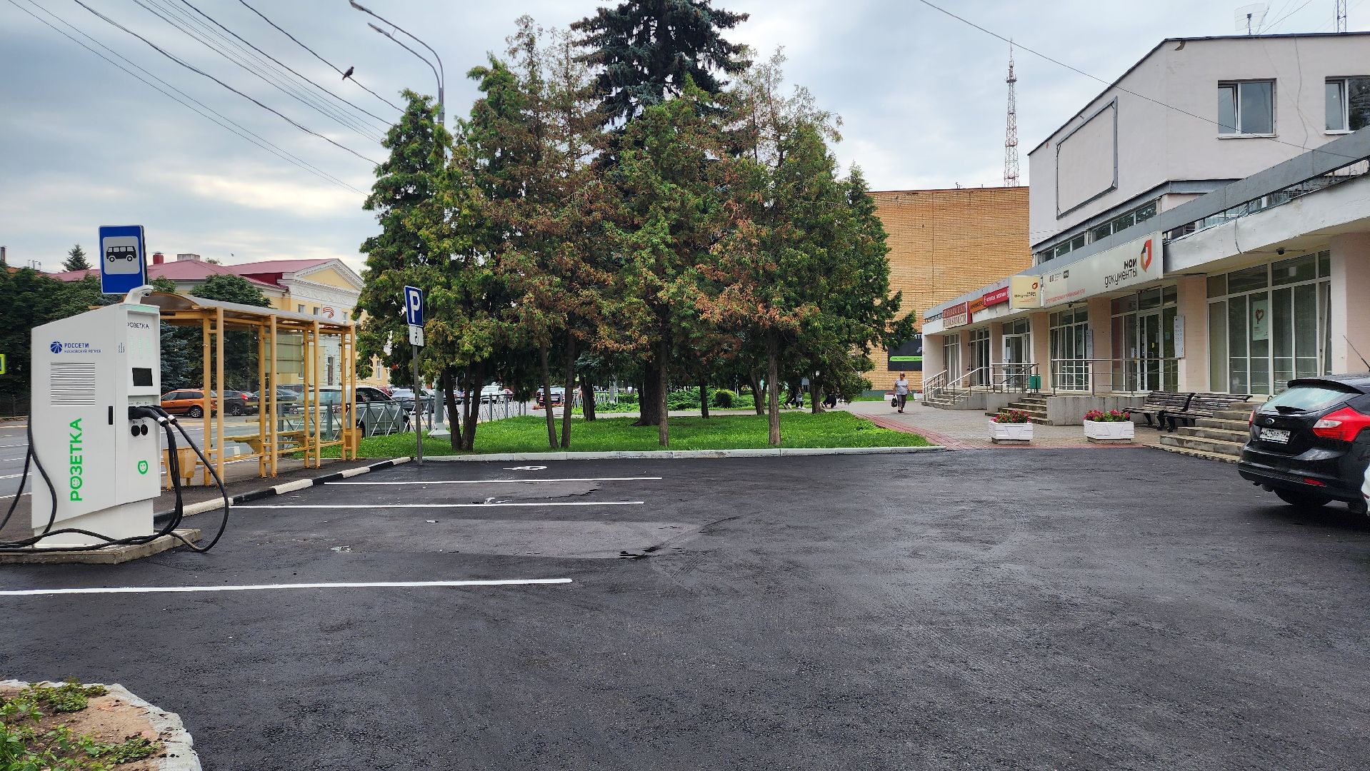 серебряные пруды, мфц, парковка, места для инвалидов,