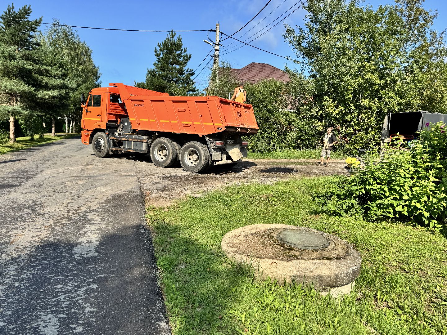 шаховская, ямочный ремонт, ямочный ремонт дорог, горячий асфальт,