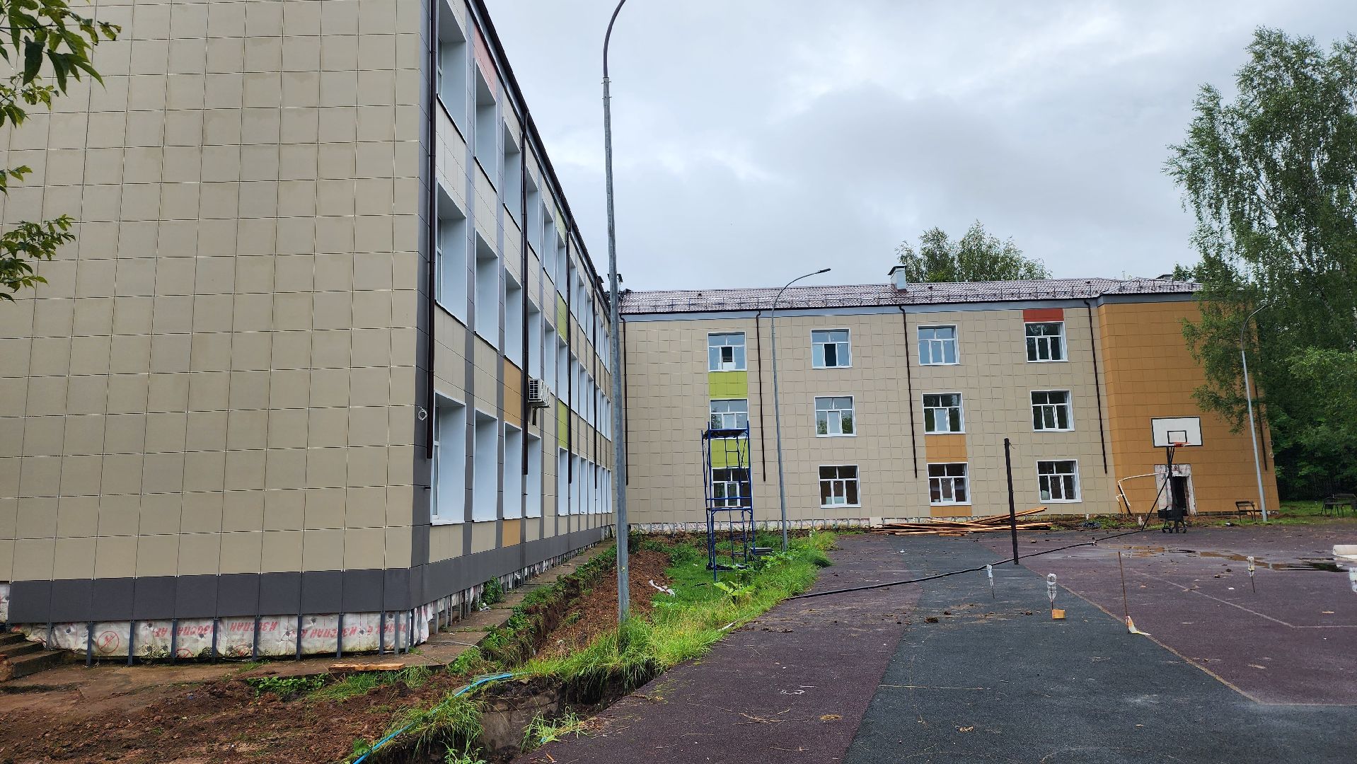 истра, капремонт школы, строительство,