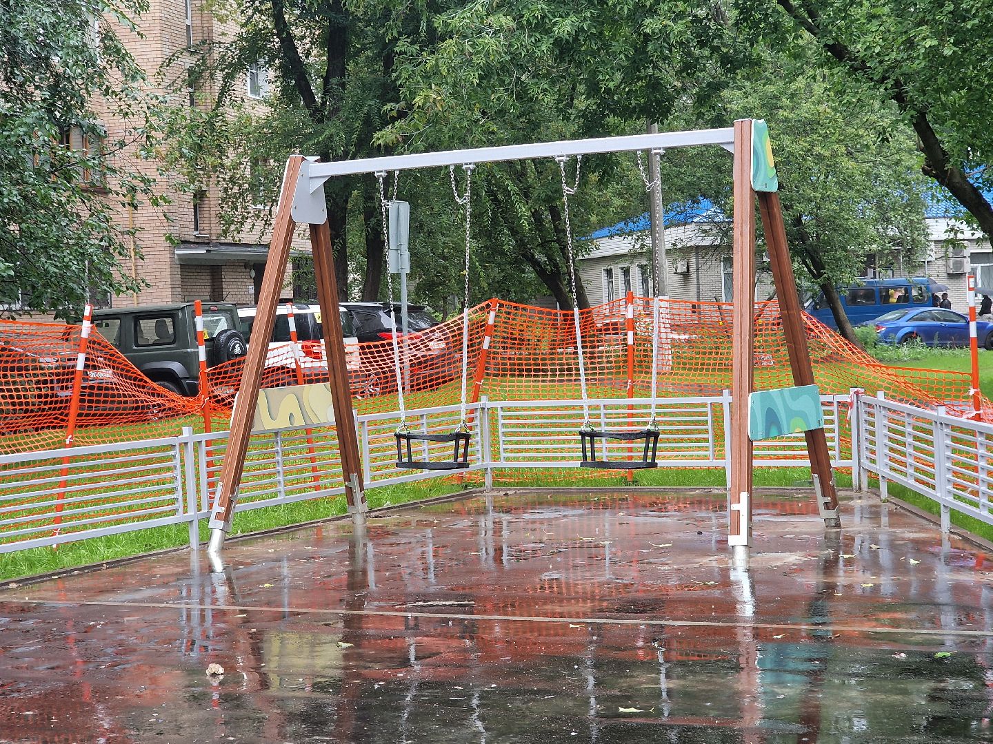 благоустройство территории в балашихе, балашиха, детская игровая площадка,