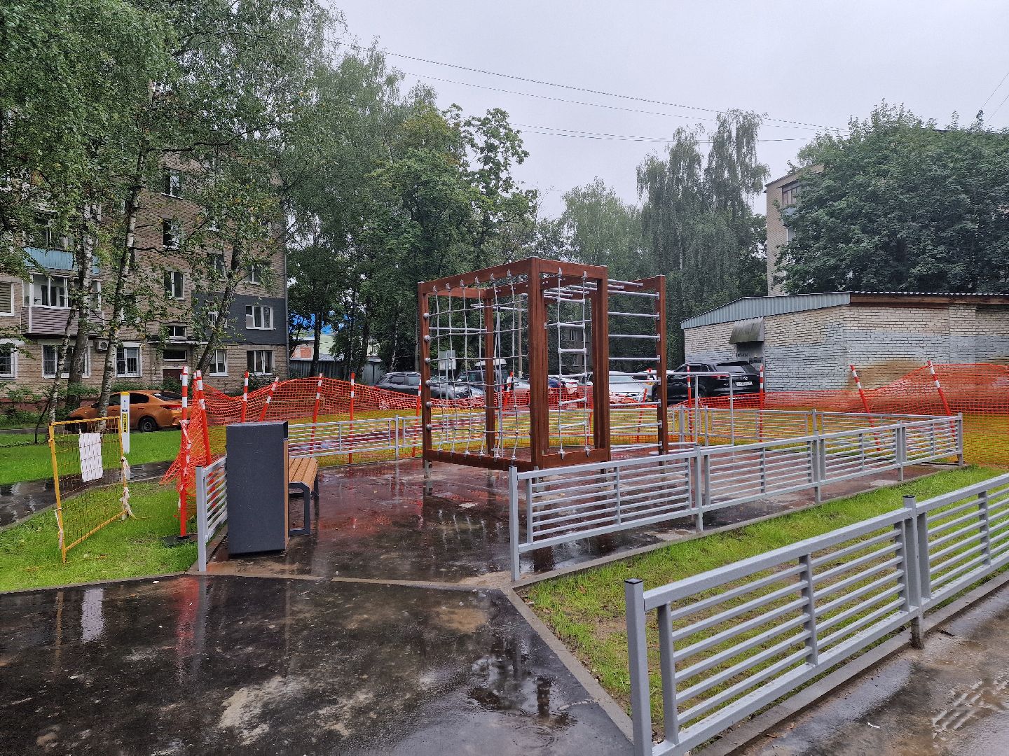 благоустройство территории в балашихе, балашиха, детская игровая площадка,