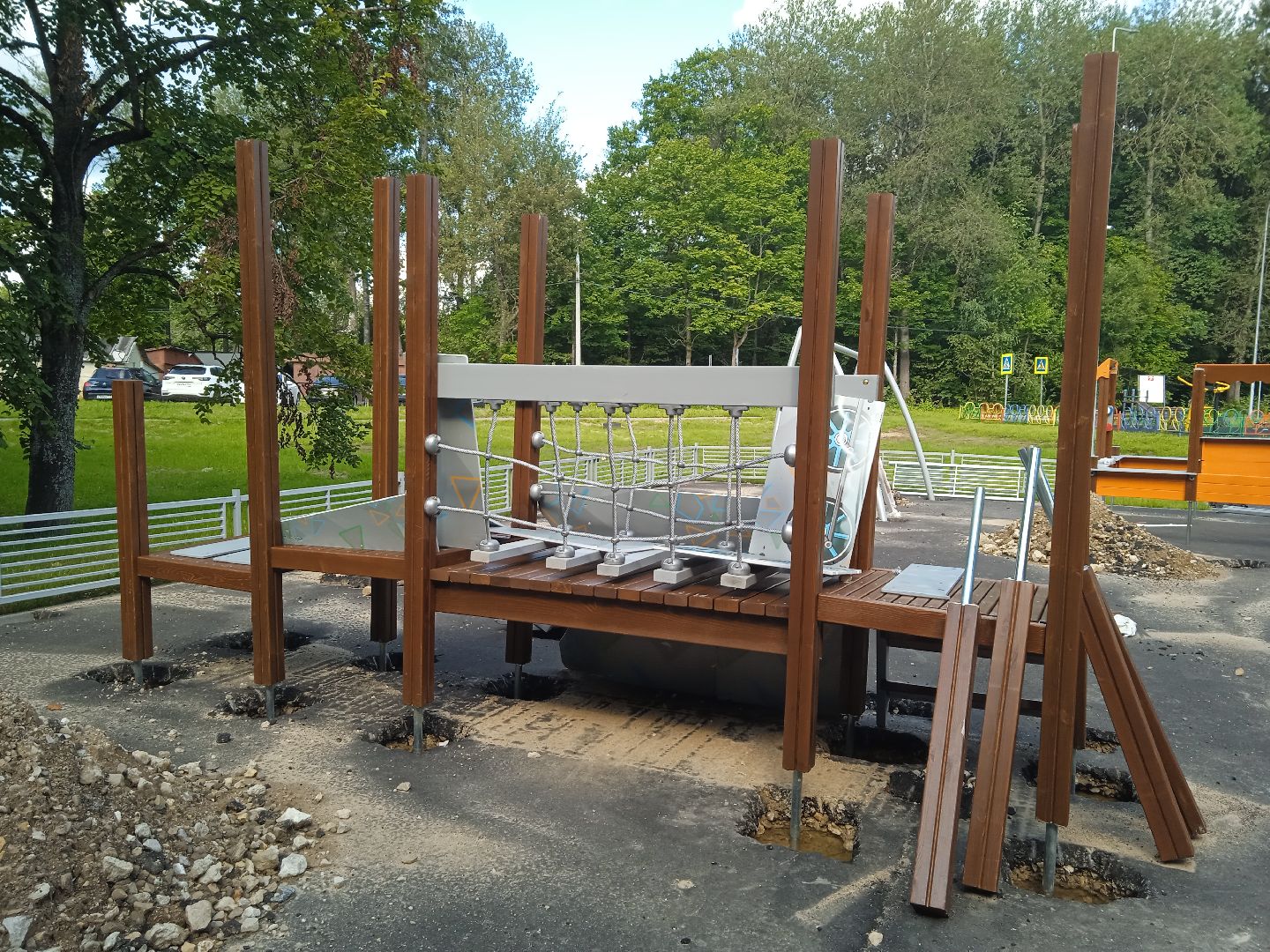 городской округ восход, благоустройство, детская площадка, спортивная площадка,