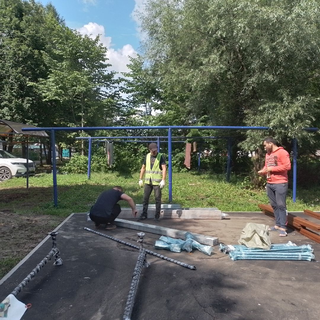 городской округ восход, благоустройство, детская площадка, спортивная площадка,