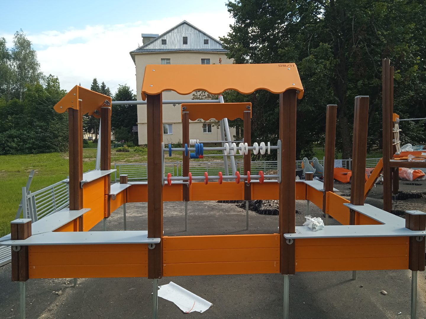 городской округ восход, благоустройство, детская площадка, спортивная площадка,