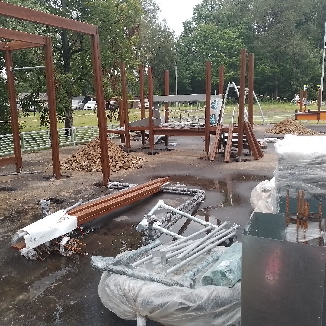 городской округ восход, благоустройство, детская площадка, спортивная площадка,