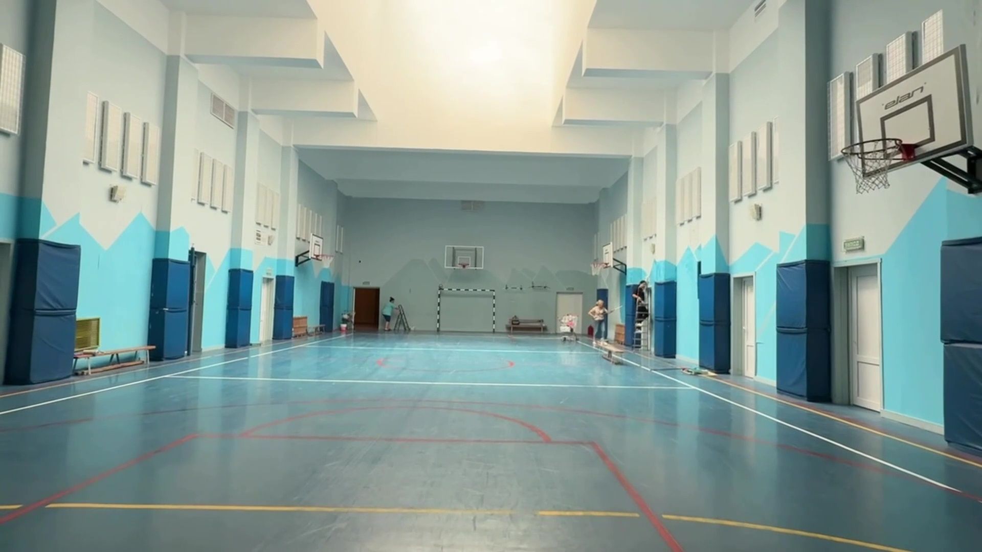 Реутов, образование, спортзал, ремонт, покраска, обои,